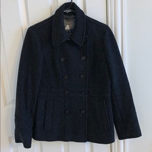 J Crew Gray Wool Coat size 8 like new